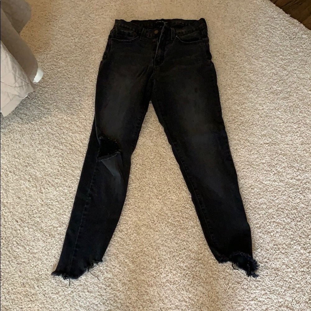 Ripped black jeans